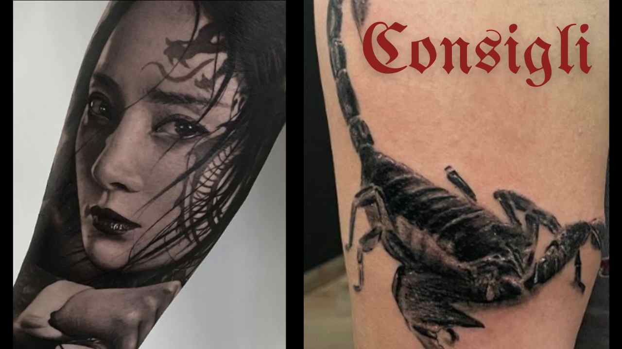 tatuaggi realistici