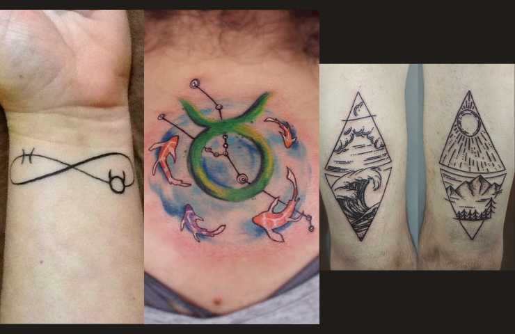 tatuaggio coppia pesci 