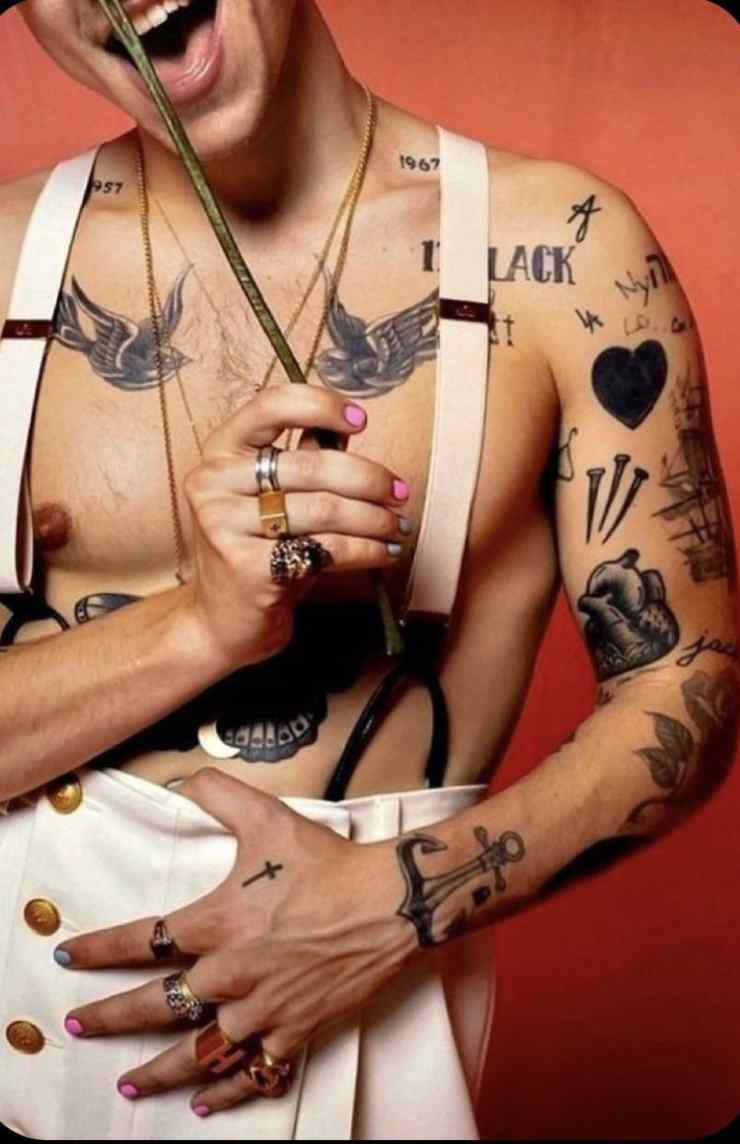 tatuaggi più ricercati Harry Styles 