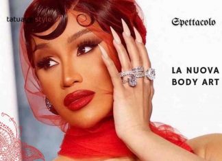 Cardi B nuova body art