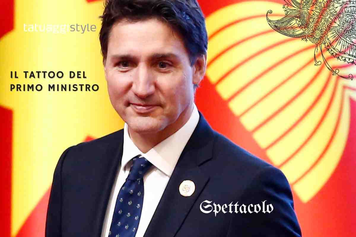 Justin Trudeau tatuaggio