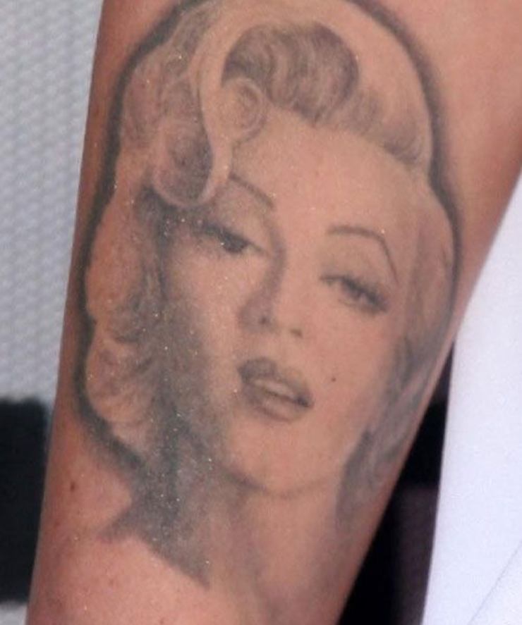 Megan Fox tatuaggio Marilyn Monroe