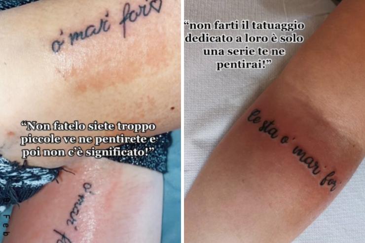 Tatuaggi serie Mare Fuori 