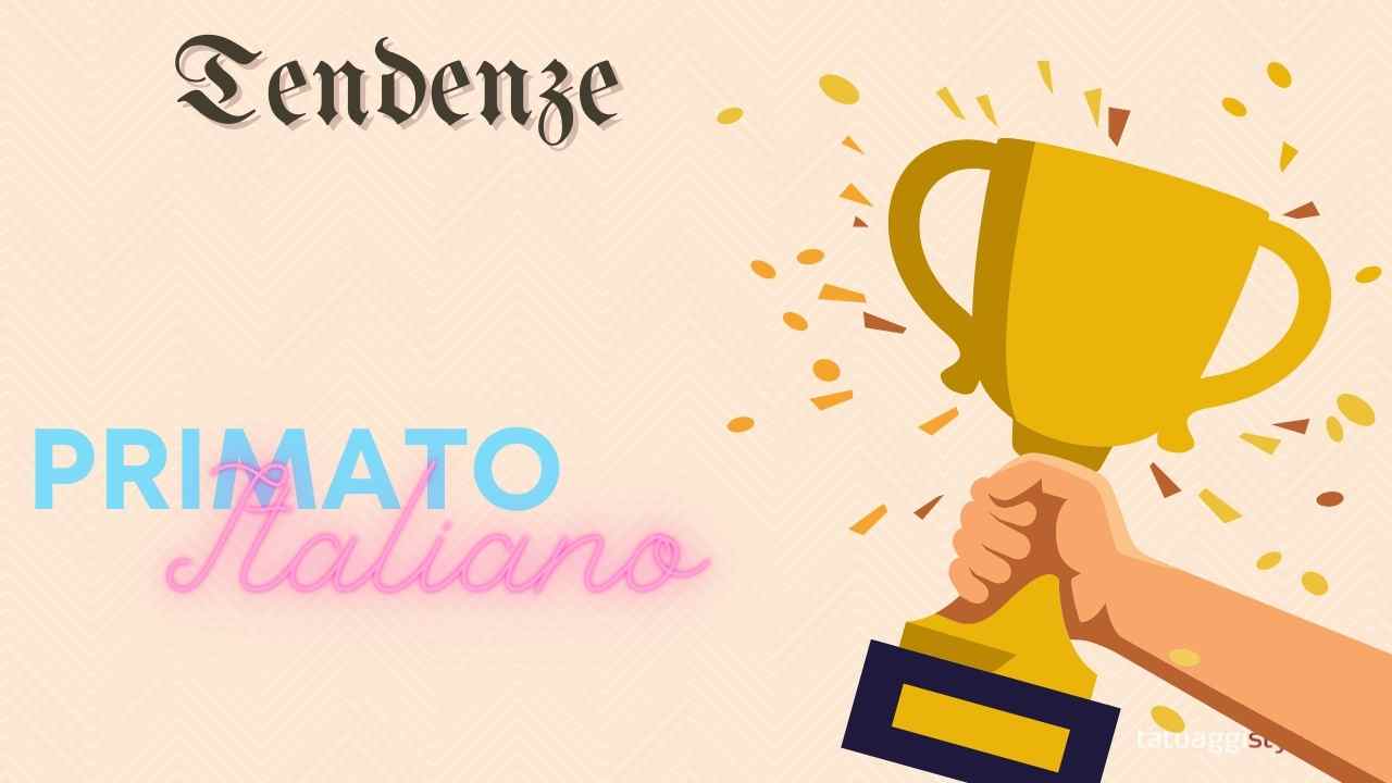 primato italiano tatuaggi